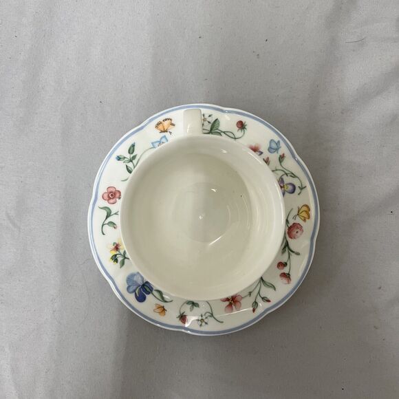 VILLEROY AND BOCH MARIPOSA BONE CHINA CUP AND SAUCER - GERMANY FS Bnfts Charity - Picture 5 of 11